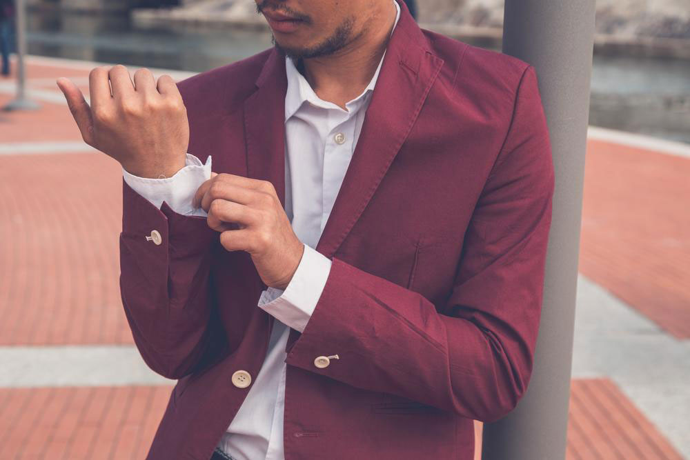 Which fabric should be considered before buying a blazer