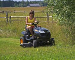 Keep your garden in good condition with ride lawn mowers